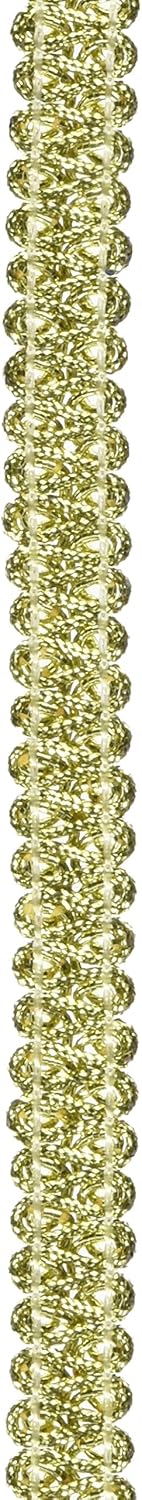 Alice Classic Woven Braid Trim, 1/2-Inch Versatile Trim for Sewing, Washable Decorative Trim for Costumes, Home Decor, Upholstery, 20-Yard Cut, Me...