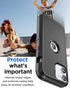 AICase for iPhone 11 Case,Heavy Duty Drop Protection Full Body Rugged Shockproof Military Protective Tough Durable Cover for iPhone 11 6.1"_12...