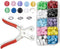 Minestylish 100 Sets Metal Snaps Buttons with Fastener Pliers Press Tool Kit Perfect for DIY Crafts Clothes Hats and Sewing, Snap Button Fasteners...