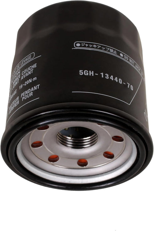 Boat Motor 5GH-13440-00 5GH-13440-30 5GH-13440-70 Oil Cleaner Filter for Yamaha Outboard Engine F15 F25 F40 F50 F60 F70 F75 F90, fits Serria 18-79...