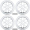 ACROPIX 3" Car Speaker Grills Cover Round 3 Inch Audio Speaker Subwoofer Guard Protector Case with Mounting Screws ABS Silver Tone - Pack of 4......