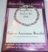 Hidden Hollow Beads Cancer Awareness Beaded Stretch Bracelet, Will Fit Most Wrists, Show support or Wear in Memory, Comes Packaged....