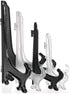 6Pcs/Set Feng Shui Plastic Easel Plate Display Stand Picture Holder Sturdy Anti Slip Frame 9Inch Set of 12 Artwork Envelope Magazine Dish Rack W43...
