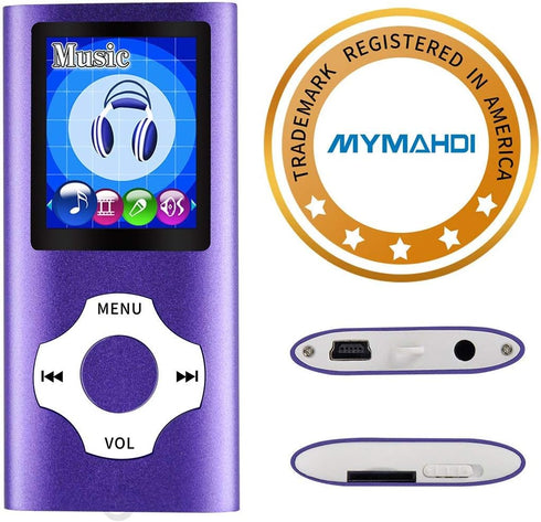 WOWSYS- Digital, Compact and Portable MP3 / MP4 Player (Max Support 64 GB) with Photo Viewer, E-Book Reader and Voice Recorder and FM Radio Video ...