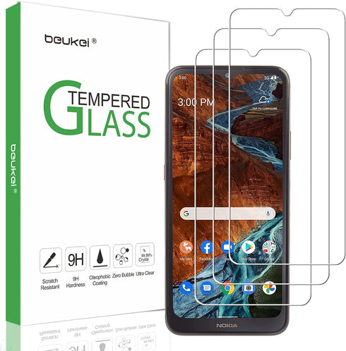 (3 Pack) Compatible for Nokia G300 5G Screen Protector Tempered Glass, (6.52 inch) Touch Sensitive,Case Friendly, 9H Hardness...