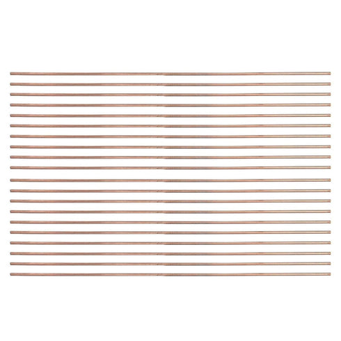 20Pcs Copper Welding Rod Selffluxing Brazing Round Welding Rod Low Temperature Welding Consumables for Air Conditioner Refrigerators...