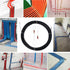 15M Cable Puller Rod Cable Running Rod Duct Push Rod Fastener Four Leaf Spiral Fish Tape Cable Pulling Fish Tape Rod...