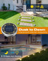 btfarm 6 Pack Solar Ground Lights Outdoor, 8 LED Flat Solar Lights Outdoor Pathway IP65 Waterproof for Garden Pathway Lawn Patio Yard Landscape, W...