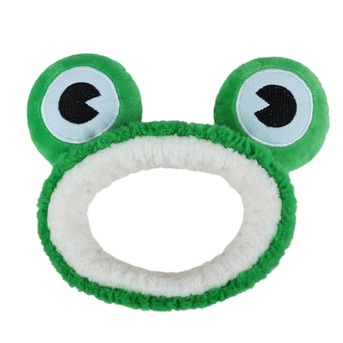 Facial Spa Headband Cute Frog Cosmetic Makeup Headband Skincare Headband for Washing Face Makeup...