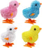 4PCS Chick Plush Wind Up Toys, Novelty Baby Chick Toys - Wind Up Easter Toys for Kids and Toddlers, Chicken Windup Toys for Easter Basket Stuffers...