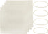 Cornucopia Brands Kombucha Jar Cloth Covers (4-Pack); Unbleached Muslin Cloth Covers w/Rubber Bands, Custom Size for Kombucha Jars...