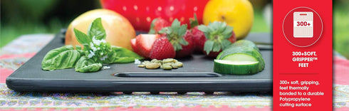 Architec Original Gripper Barboard, 5" by 7", White, Patented Non-Slip Technology and Dishwasher Safe Cutting Board...