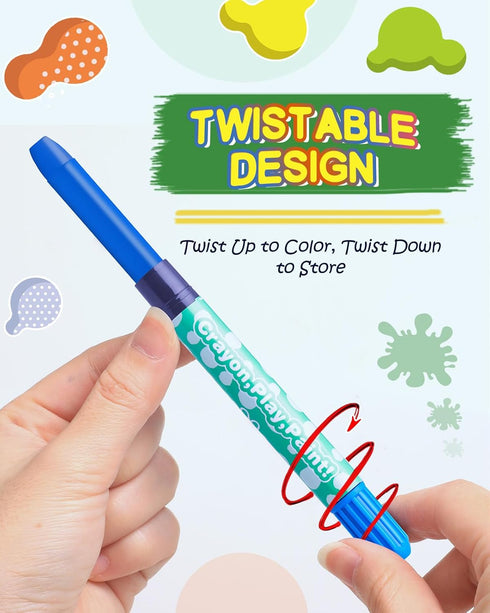 Lictin Face Painting Kits- 12 Colors Twistable Face Paint Crayons, Water Based Face Paint Marker Sticks for Pride Day, Halloween, Christmas, Face ...