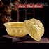 Feng Shui Treasure Basin Wealth Prosperity Bowl, Mini Brass Cornucopia Bowl, Golden Offering Bowl Good Luck Table Centerpieces Home Office Decorat...
