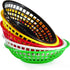 G.E.T. RB-820-R Round Serving / Bread Basket, 8", Red (Set of 12)...