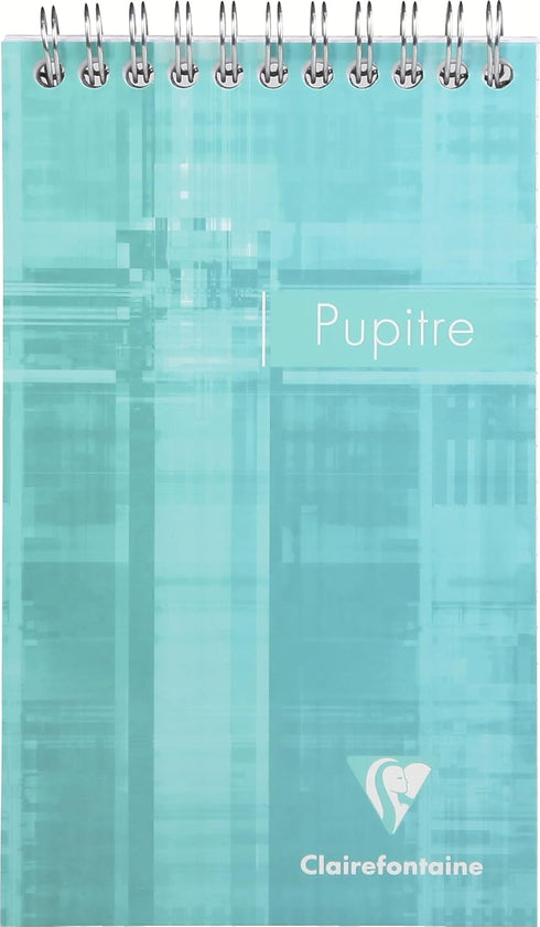 Clairefontaine Wirebound Notepad - Ruled 80 sheets - 4 1/4 x 6 3/4 - Sold Individually (Assorted Cover Color Chosen at Random)...