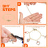 Prasacco 12 Pcs Bracelet Chains for Jewelry Making, Chain Bracelet for Women, Link Chain Bracelets with OT Toggle Clasp, Charm Bracelets for Jewel...