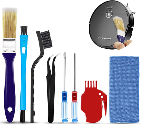 Vacuum Attachments Accessories for Robot Vacuum Cleaner,Cleaning Brush roll Cleaning Tool Replacement Parts, Part kit Tool for Vacuums Cleaner Rep...