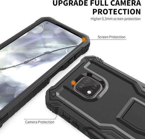 DUOPAL for Motorola Moto G Power 2021 Case, Military Grade Protection Shockproof Case with Tempered Glass HD Screen Protector and Kickstand Compat...