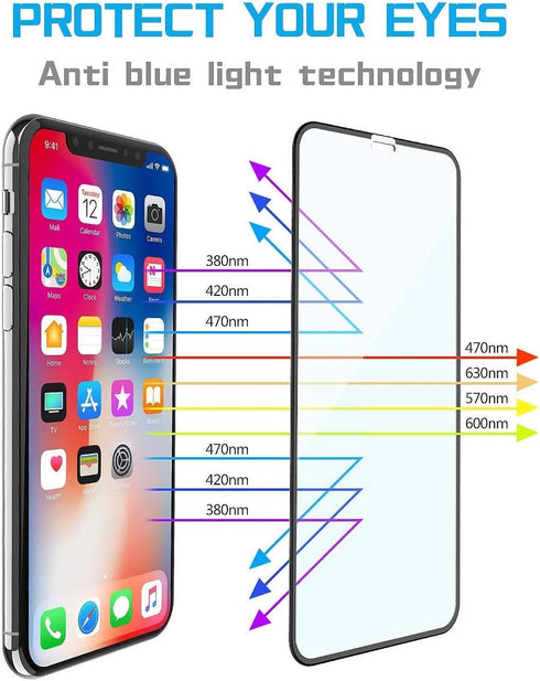 MANTO 3 Pack Screen Protector for iPhone 11 Pro, iPhone Xs, iPhone X 5.8 inch Full Coverage Tempered Glass Film Edge to Edge Protection......