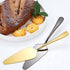 Stainless Steel Cake Server Pack of 10 Pie Holder Transfer Triangular Spade Spatula Serrated Edge for Pizza Cake Baking Safe in Dishwasher (Silver...