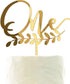 Gold Shiny 1st Birthday Topper - Acrylic Number One Smash Cake Topper Decoration For Baby Shower Photo Booth Props, First Birthday and Anniversary...