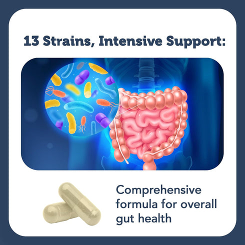 Vitamin Bounty Pro-50 Probiotic - 50 Billion Organisms and 13 Probiotic Strains That Promote Gut Health, Digestive Health Probiotic, Delayed Relea...