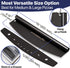 KitchenStar 16-Inch Pizza Cutter Rocker Blade - Sharp Stainless Steel Slicer Knife, Protective Cover, Black Nonstick, Large - Professional Pizza O...