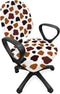 Ambesonne Cow Print Office Chair Slipcover, Cow Skin Animal Abstract Spots Milk Dalmatian Barnyard Camouflage Dots, Protective Stretch Decorative ...
