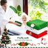 Embroidered Christmas Towels, 3-Pack Gift Set; 100% Cotton, Multi-Purpose Hand & Dish Towels for Kitchen & Bath by LUOWAN...
