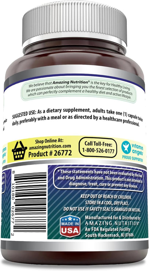 Amazing Formulas Alpha Lipoic Acid 300 Mg Capsules Supplement | Non-GMO | Gluten Free | Made in USA (120)...