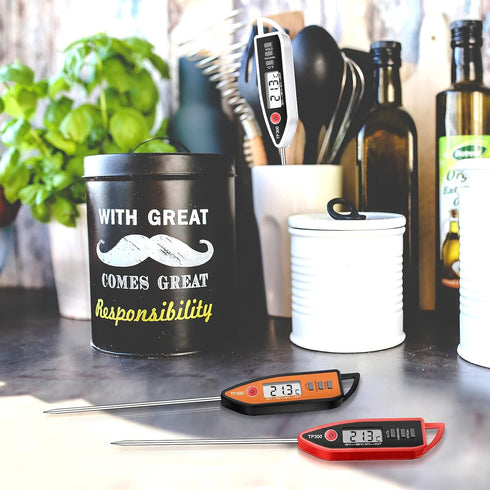 Digital Thermometer Food Meat Thermometer Candy Thermometer Water Thermometer Immediate Read Thermometer for Kitchen Cooking(6 Pcs)...