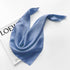 MEISEE 100% Pure Mulberry Silk Scarf 26"x26"(in) Square Scarf Head Scarf Neck scarf Headscarf for Women with Gift Packed-Mist Blue...