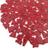 200g Ceramic Mosaic Tiles for Crafts,Irregular Stained Ceramic 0.2"x0.8" Porcelain Mosaic Tiles for Home Decoration (Red)...