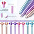 24 Pieces Big Crystal Diamond Pens Bling Ballpoint Pen Black Ink Rhinestones Pen for School Office Supplies Christmas Wedding Birthday Present, 4 ...