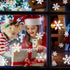 LUDILO 135Pcs Christmas Window Clings Snowflakes Window Decals Static Window Stickers for Christmas Decorations Windows Décor Ornaments Xmas Party...