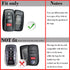 Silicone Remote Key Fob Cover for Toyota Camry 2018-2024 XLE XSE LE SE Corolla Avalon C-HR Highlander Prius RAV4 4Runner Prado...