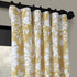 HPD Half Price Drapes Luxury Damask Printed Curtains 108 Inches Long Luxury Damask Cotton Curtains (1 Panel) Room Darkening Window Curtains for Be...