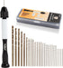 Mulwark Precision Pin Vise Hand Drill Set 25 Pcs - Premium Manual Small Hand Drill with HSS Micro Twist Bits for Jewelry, Wood, Plastic, and More ...