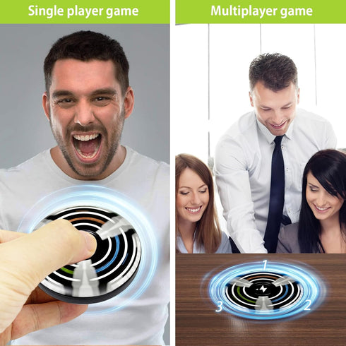 Magnetic Wireless Charger Pad 15W Fidget Spinner Wireless Charger - Fast Charging for iPhone 14/13/12/11/Pro/X/Max/XS/XR/8/Plus&Samsung Galaxy S23...