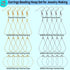 Earrings Beading Hoop Set Earring Making Kit Beading Hoop Earring Finding Hoop Open Beading Hoop Earrings Bulk with 148Pcs Earring Hooks Hoops Wir...