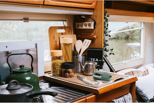 Kitchen Gadgets 6 Piece Set - Space Saving Kitchen Utensils Cooking Tools for Small Kitchen, Stainless Steel Accessories for RV inside Camper Kitc...