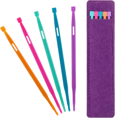 5pcs That Purple Thang Sewing Tools with Bag, Multifunctional Sewing Accessories for Sewing Craft Projects, Quilting Supplies for Sewing Kit Proje...