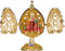 danila-souvenirs Faberge style Carved Egg with Church of Savior on Blood figurine 2.6'' (6.5 cm) gold color...