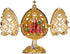 danila-souvenirs Faberge style Carved Egg with Church of Savior on Blood figurine 2.6'' (6.5 cm) gold color...