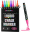 GOTIDEAL Chalk Markers, Extra Fine Tip Washable Chalkboard Markers, Car Window Markers,for Blackboard, Glass & Bistro, Non-Toxic, Erasable Paint C...