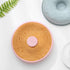 Big Size Silicone Donuts Pan Non-stick Cake Baking Molds for Bagel and Doughnut (8 Inch Pink)...