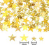 Hestya 60g Star Confetti Glitter Table Confetti Metallic Foil Stars for Party Wedding Festival Decorations(Glitter Gold Set,10mm and 6mm)...