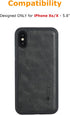 molzar GripBig Series for iPhone Xs and iPhone X Case, Built-in Metal Plate for Magnetic Mount, Works with Qi-Certified Chargers, Compatible with ...