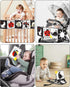 Newborn Toys, High Contrast Baby Books with Teether, Black and White Baby Toys, Montessori toys 0-6-12 Months Brain Development, Sensory Learning ...